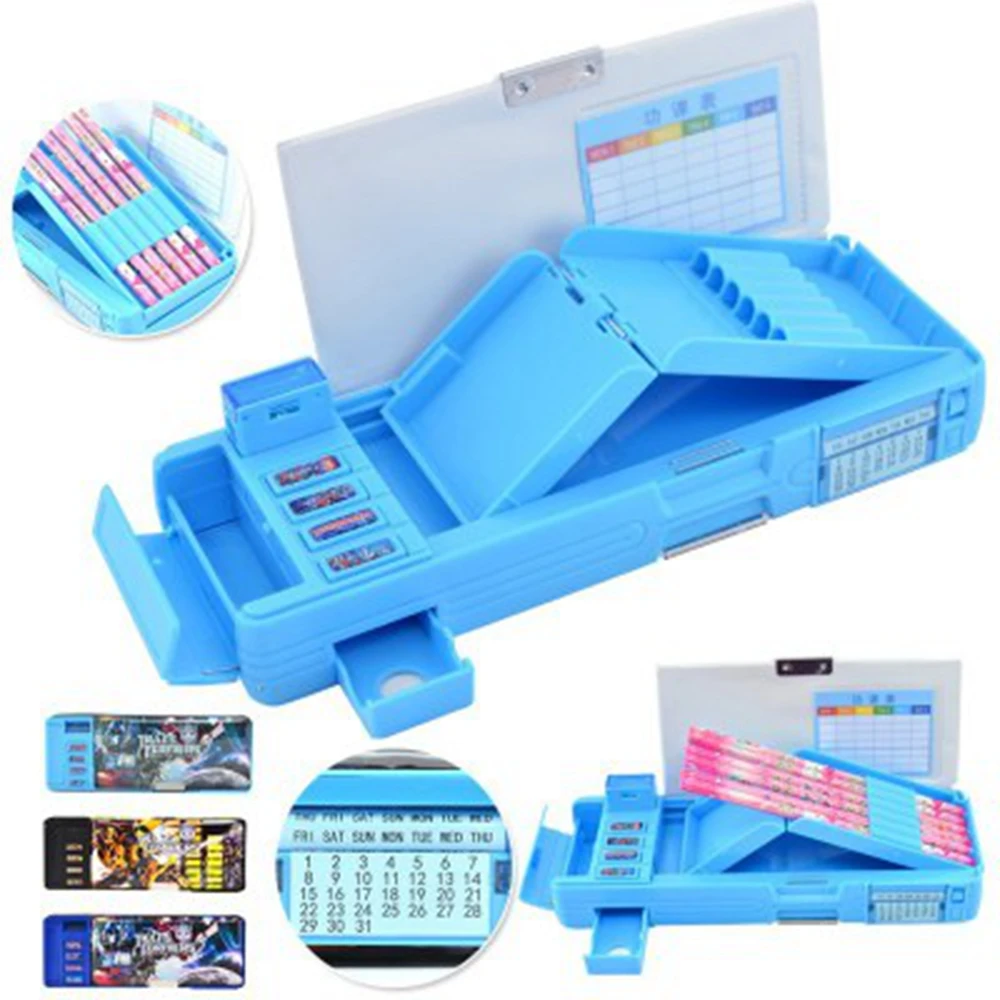 пенал трансформер 90х. школьный пенал трансформер кнопочный 90х. пенал трансформер. пластиковый пенал трансформер. многофункциональный пенал.