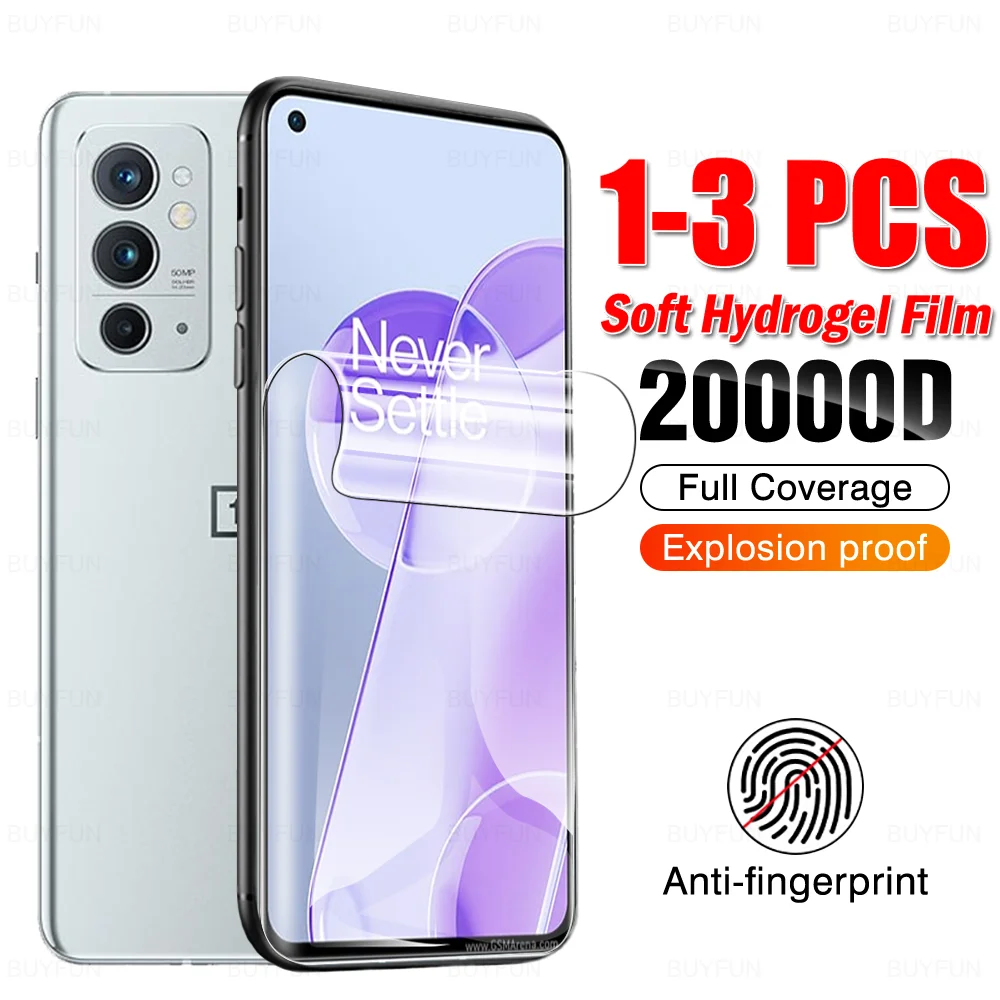 

Гидрогелевая пленка 1-3 шт. для Oneplus 9RT 5G, Защита экрана для One Plus 9 RT Oneplus9RT, полное покрытие, защитная пленка для телефона, не стекло