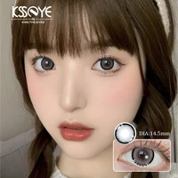ksseye 1 pair natural contact lenses for eyes myopia prescription eyes colored lenses beauty pupil makeup yearly fast shipping