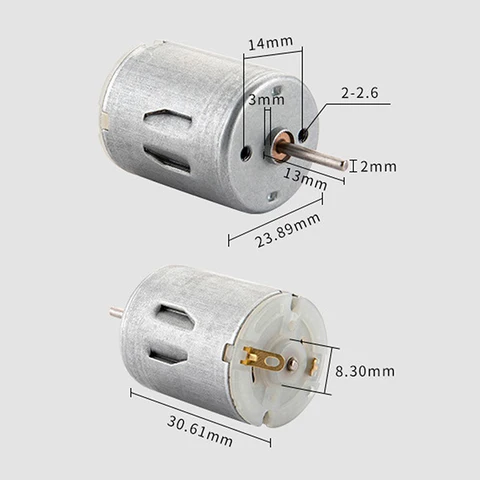 Мини-вентиляторы, соковыжималка, водяной насос, инструмент для красоты, игрушки «сделай сам», мини-двигатели постоянного тока R280, двигатели постоянного тока с высоким крутящим моментом и высокими оборотами в минуту, 3-12 В, 3500 об/мин