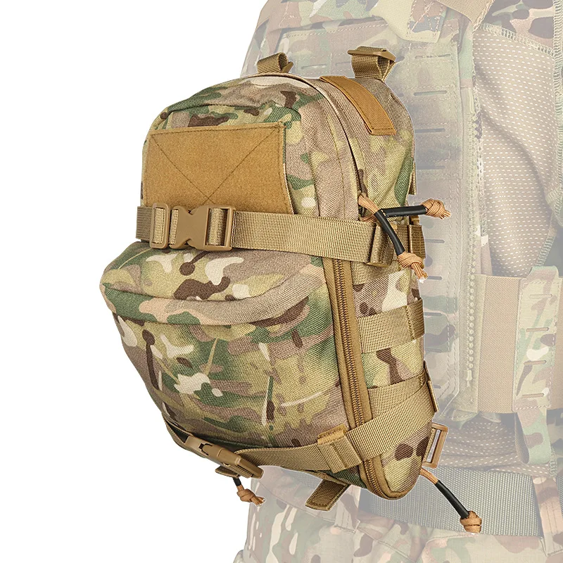 Mini Hydration Bag Backpack Assault Molle Pouch Tactical Military Outdoor Sport Water Bags Lightweight EDC Waterproof Backpack