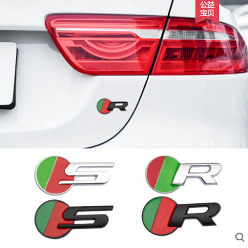 

1X 3D Metal Car Sticker Emblem Auto Badge Decal For Jaguar R S Logo X-TYPE F-TYPE S-TYPE XE XF XJ XK XJR XFR Car Accessories