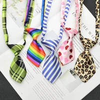 pet cat dog solid color multicolor tie fashion grooming dog accessories adjustable puppy tie pet bowtie supplies