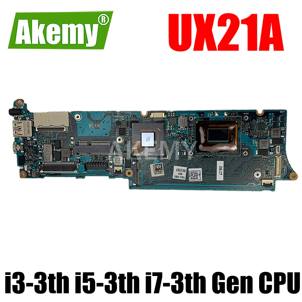Материнская плата UX21A i3-3th Gen i5-3th Gen CPU 4GB RAM для ASUS UX21 UX21A Материнская плата ноутбука