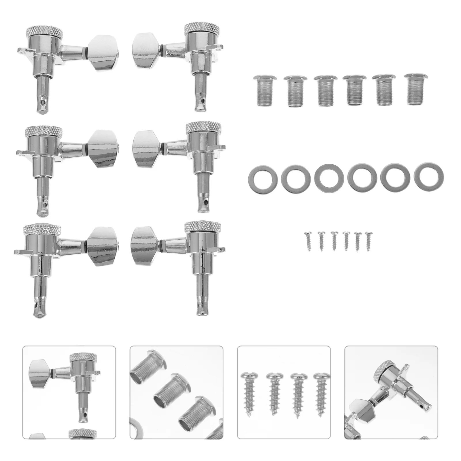 

1 Set Sturdy Professional Durable Guitar Tuning Pegs Tuning Keys Guitar Machine Heads
