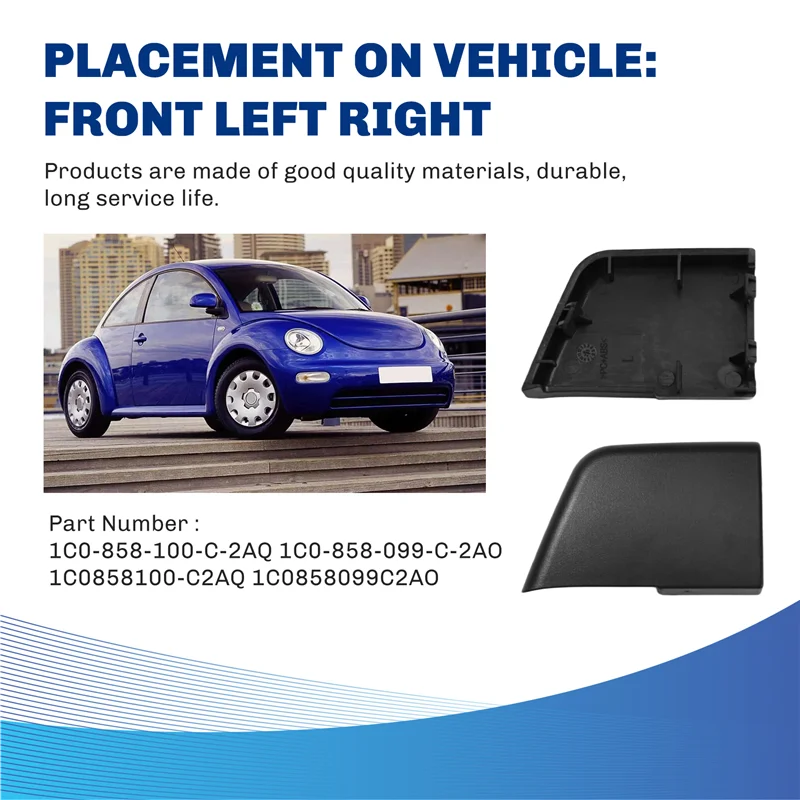 Пара корпусов переключателей приборной панели QB-Custom Fit для VW Beetle 2006-2010 гг.; Skus 1C0-858-100-C-2AQ и 1C0-858-099-C-2AO (art.: 3920cff4a64ae) - 3920cff4a64ae