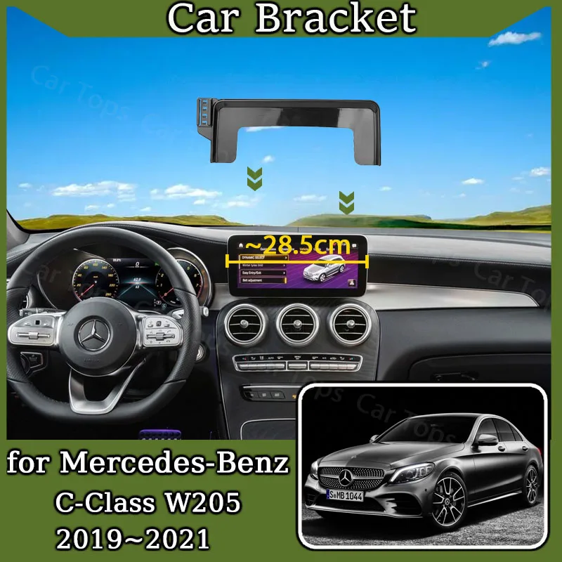 Автомобильный держатель для телефона Mercedes-Benz C Class W205 2019 2020 2021 крепление на