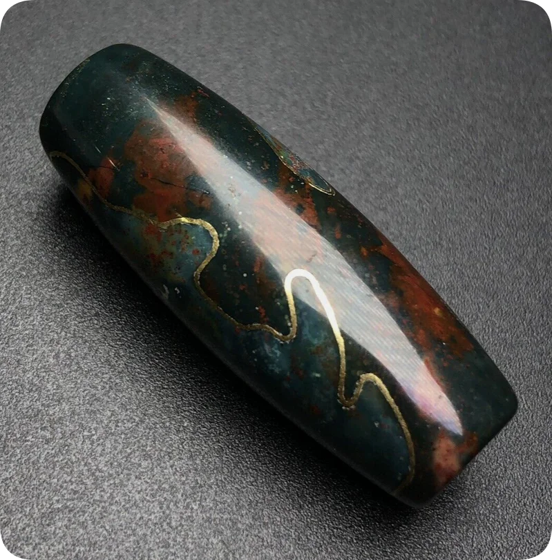 Тибетская киноварь слон мужская филигранная ожерелье из агата Гуаньинь дзи 15*39