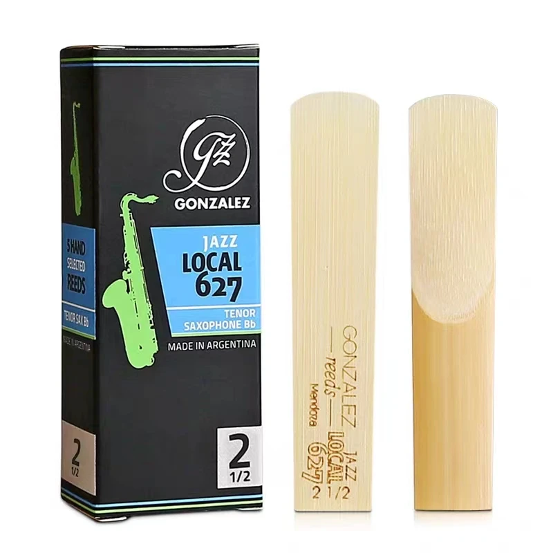 

Gonzalez Jazz 627 box Bb Tenor Sax Reed 2/2.5/3/3.5【with Gift】5 pcs/box