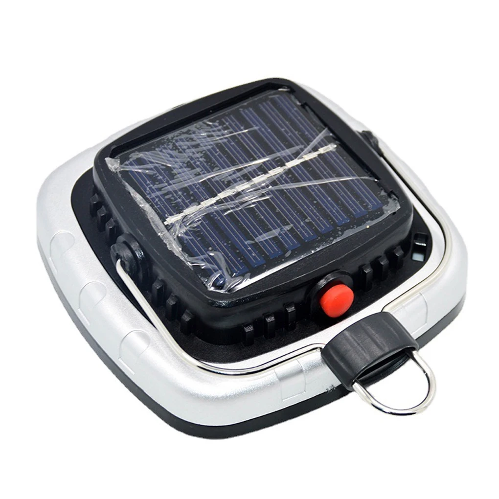 

Фонарь для кемпинга на солнечной батарее, внешний фонарь с аккумулятором USB для экстренных ситуаций, подвесной черный фонарик для рыбалки