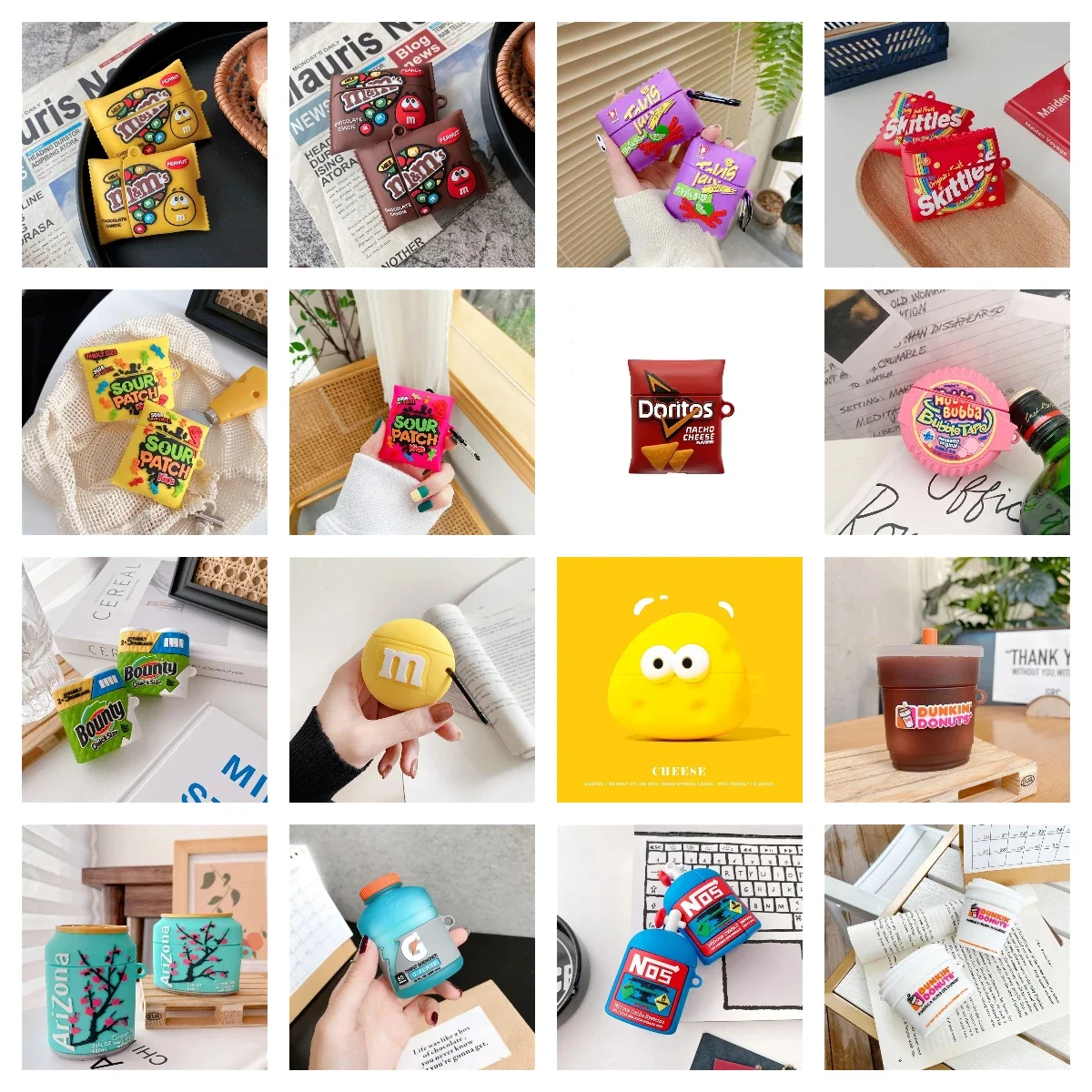 Ice Cream Snacks Earphone Cover For AirPods Pro2 Pro Case Wireless Earbuds Headphone Charging for 4 3 2 1