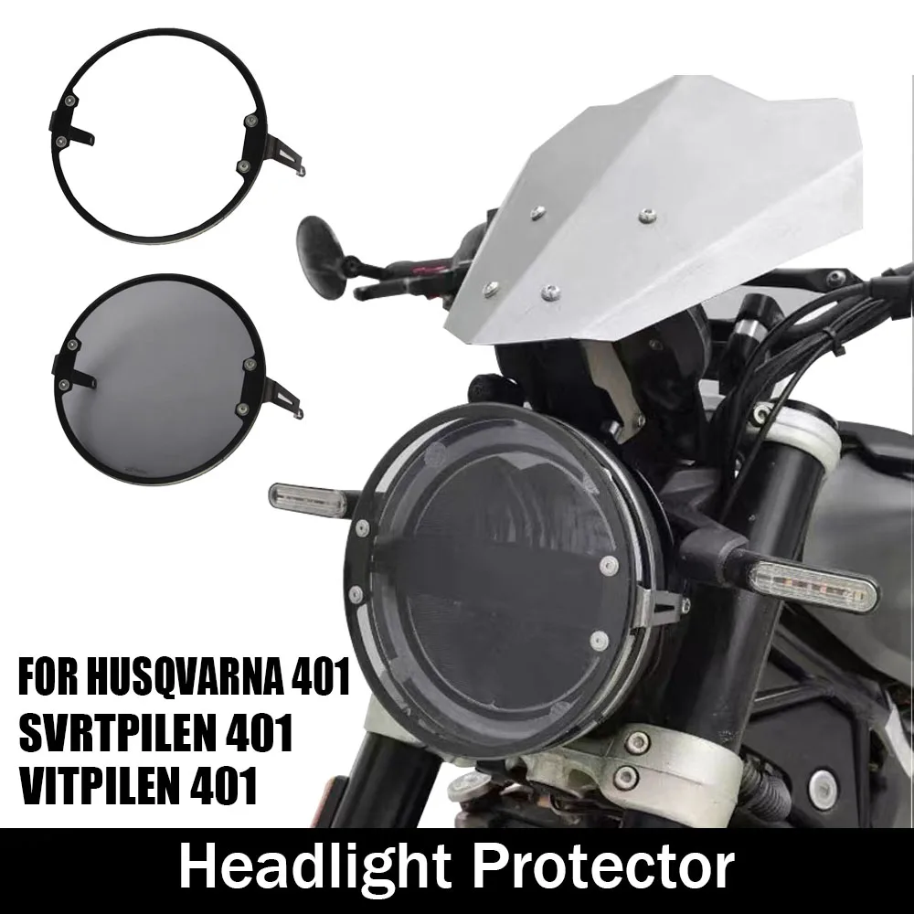 

For Husqvarna 401 Svartpilen 401 Vitpilen 401 2020-2022 Motorcycle Headlight Protector Grille Guard Cover Protection Grill Cover