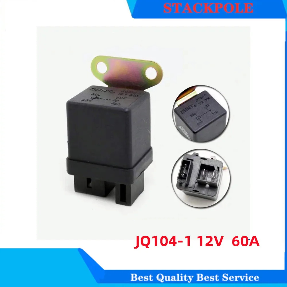 

Автомобильное пусковое реле, 1 шт., Φ 12V Φ 24V JQ104 1 подходит для автомобильного пускового реле Foton 60A 12v 24v