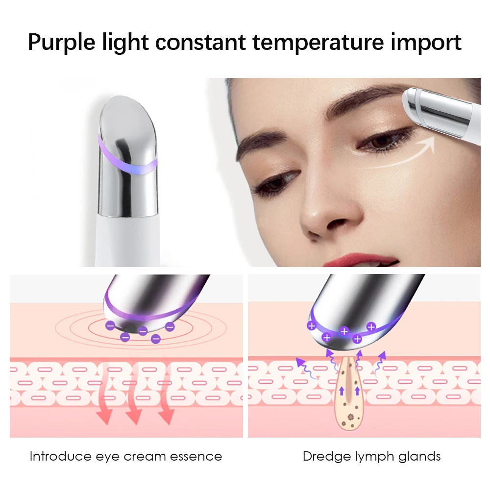 DearBeauty IPL устройство для красоты глаз Белый АБС-пластик Вибрационный массаж