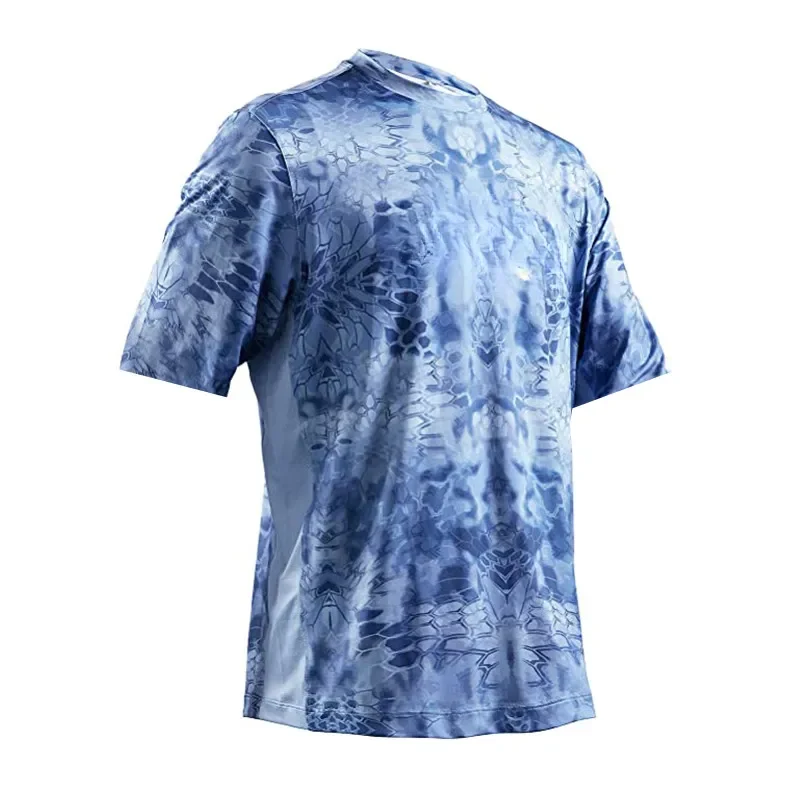 

Летние рубашки для рыбалки, футболки с коротким рукавом с защитой от УФ-лучей UPF 50, быстросохнущие футболки для походов