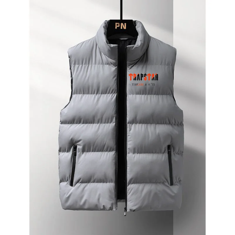 2022 Autumn Winter Men's Down Vest Brand Simple Men's Down Jacket Fashionable Casual Warm Men's Coat