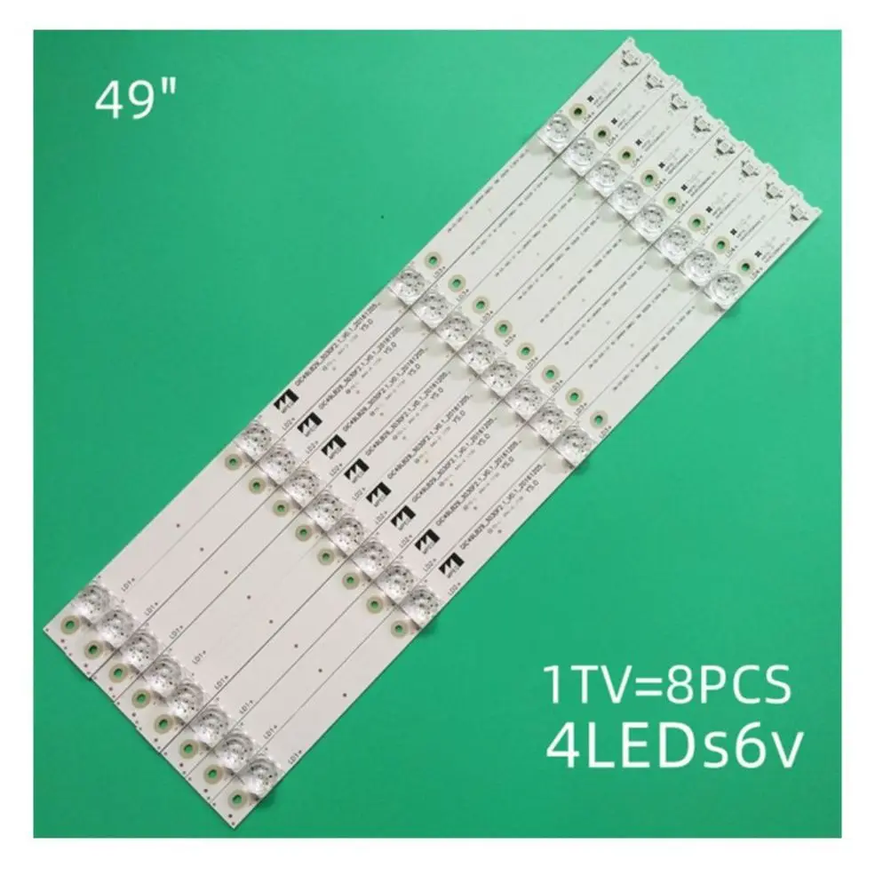 Фото 4LED светодиодная лента для телевизора C49P32FS-RD 49UD6596 TCL 49P3 L49P3CFS 49P3C D49A620U B49A81S-UD L49P1-UD L49P2-UD GIC49LB29-3030F2.1 №2