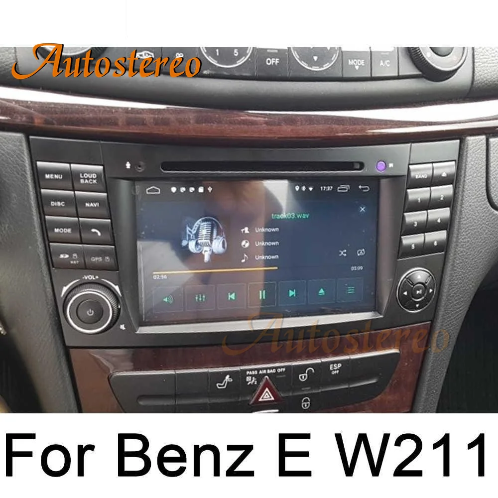 Android 13 128 ГБ Автомобильный радиоприемник Беспроводная Carplay GPS-навигация для Benz E-Class