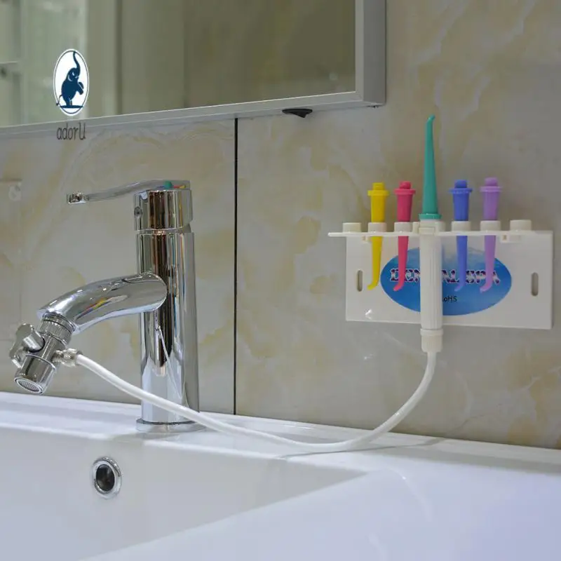 

New Spa II Oral Irrigator Spray Water Teethbrush -Bronze Faucet Diverter DSC Oral Irrigator Personal Care Appliances