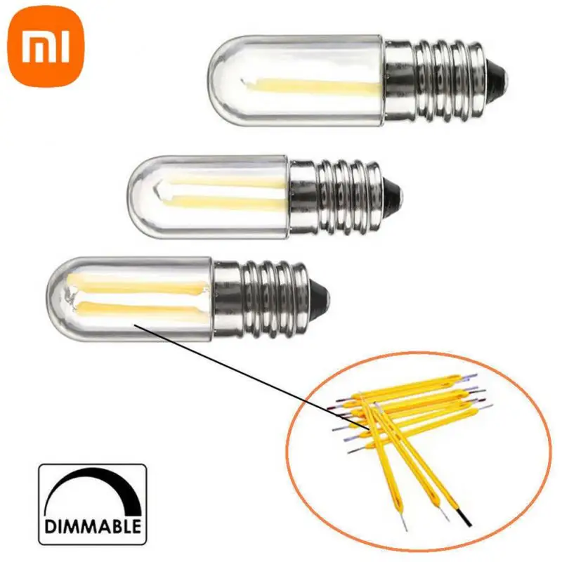 

Xiaomi Mini E14 E12 LED Fridge Freezer Filament Light COB Dimmable Bulbs 1W 2W 4W Lamp Warm / Cold White Freezers Lamps Lighting