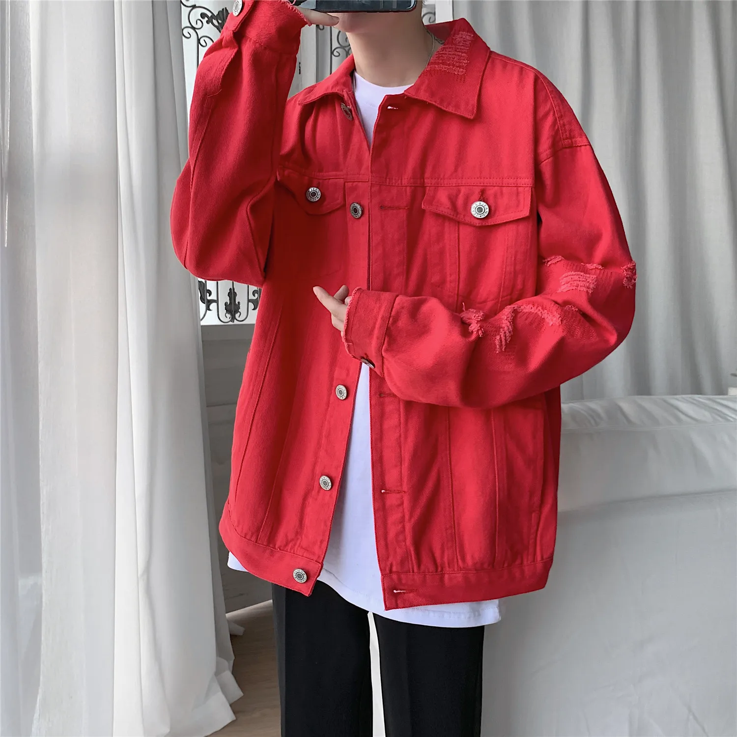 jean jacket slim fit