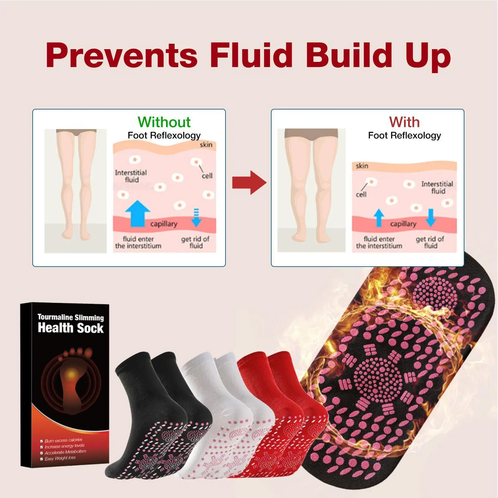 

Self Heating Socks | Super Stretchable Heating Health Socks | Unisex Outdoor Foot Warmer Socks for Climbing Hiking Hunt