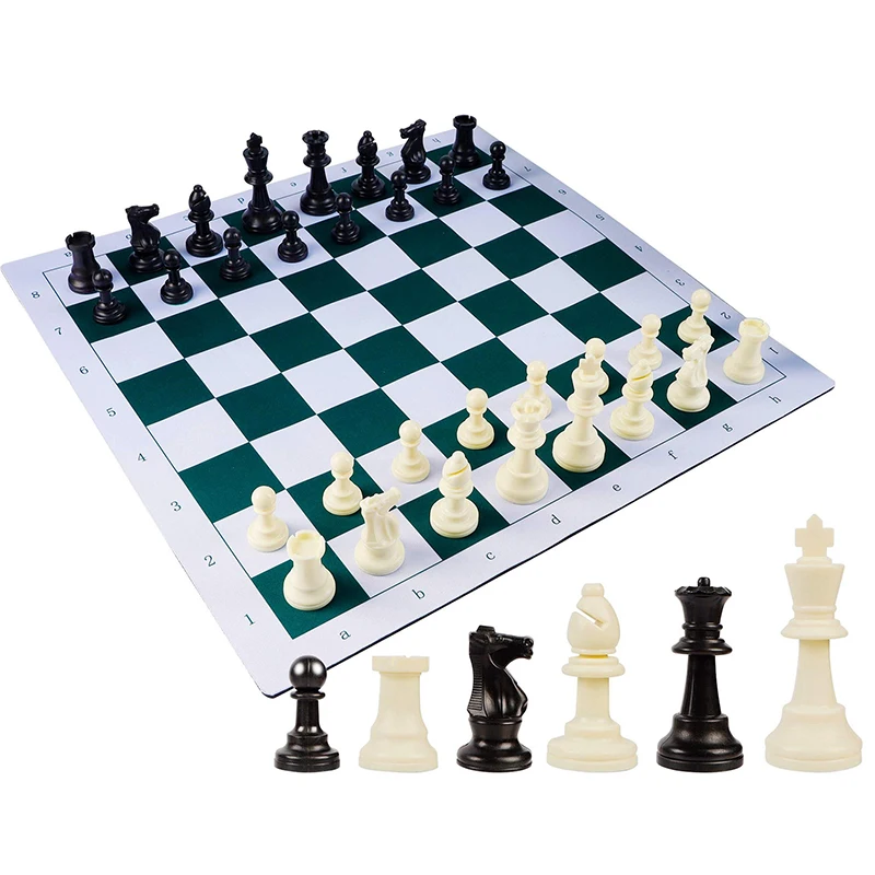 

1Pc New 50Cm Pvc Leather Tournament High Quality Educational Chess Board For Children'S Educational Games