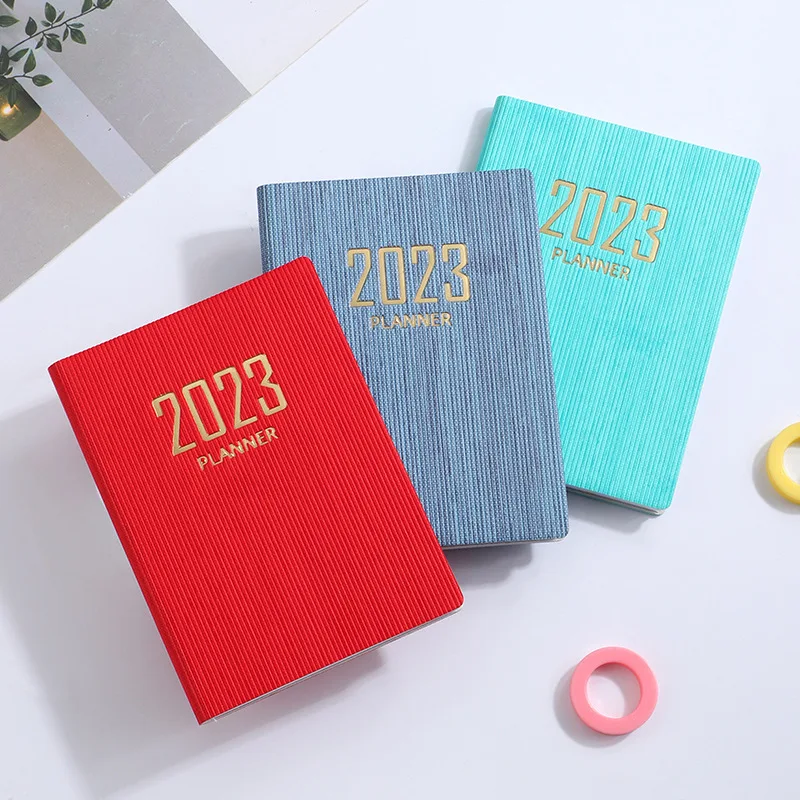 

2023 A7 Mini Notebook 365 Days Portable Pocket Notepad Daily Weekly Agenda Planner Note Book Office School Supplies Stationery