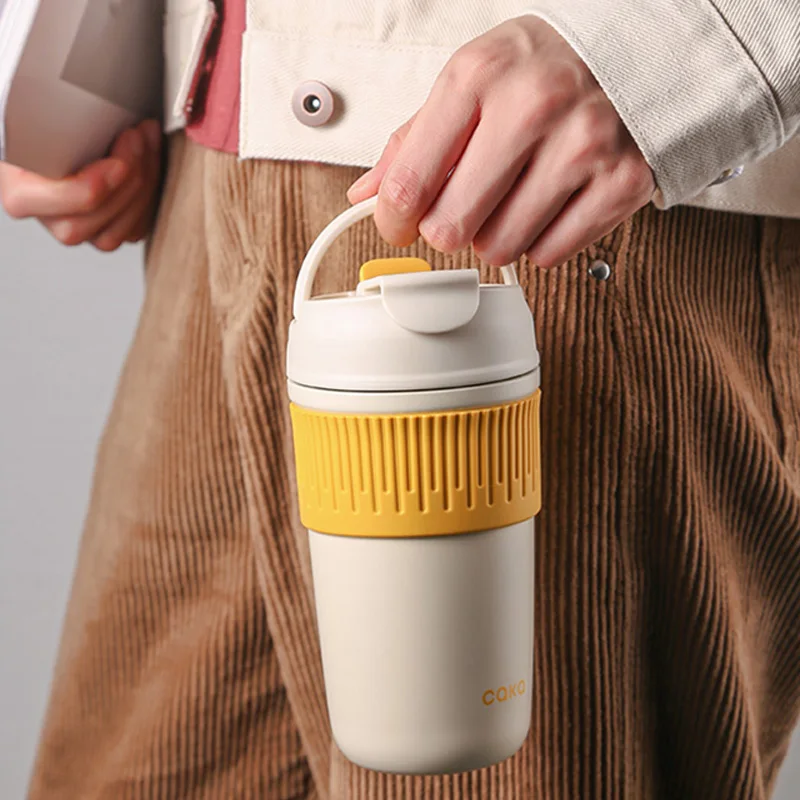 Термос Caka с крышками и соломинкой бутылка для воды из нержавеющей стали школьный