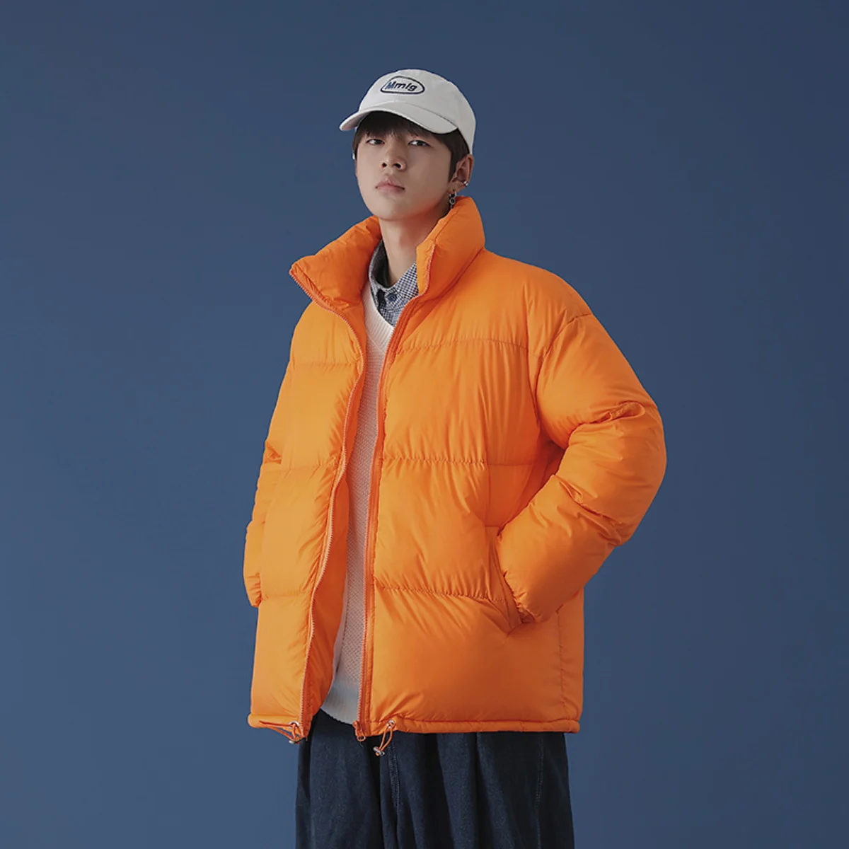 Down Cotton Jacket In Autumn and Winter Women and Men's Short Cotton Jacket In 2022 Thickened Loose Trendy Couple's Coat Trend