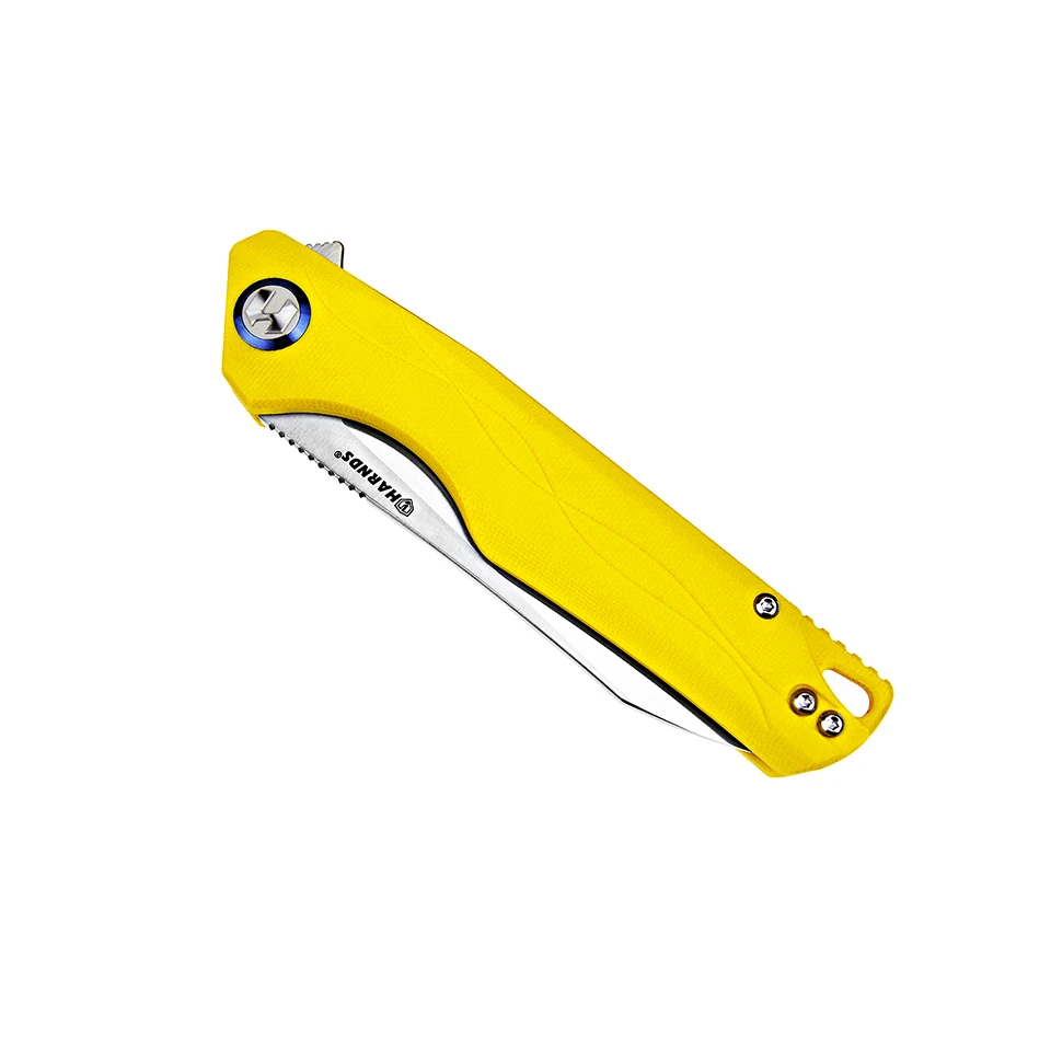 Охотничий складной нож Harnds Harvest Sandvik 14C28N Стальной походный с карманным зажимом и