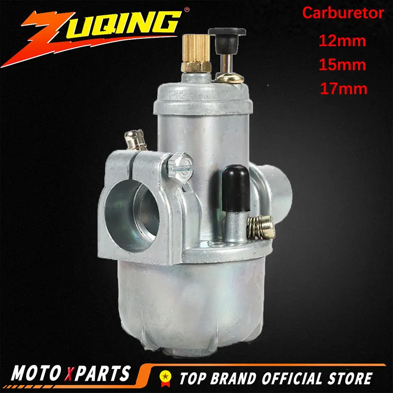

Motorcycle Carburetor Puch 12mm 15mm 17mm For Moped Bing Style Carb Stock Maxi Sport Luxe Newport Cobra Carburador Engines E50
