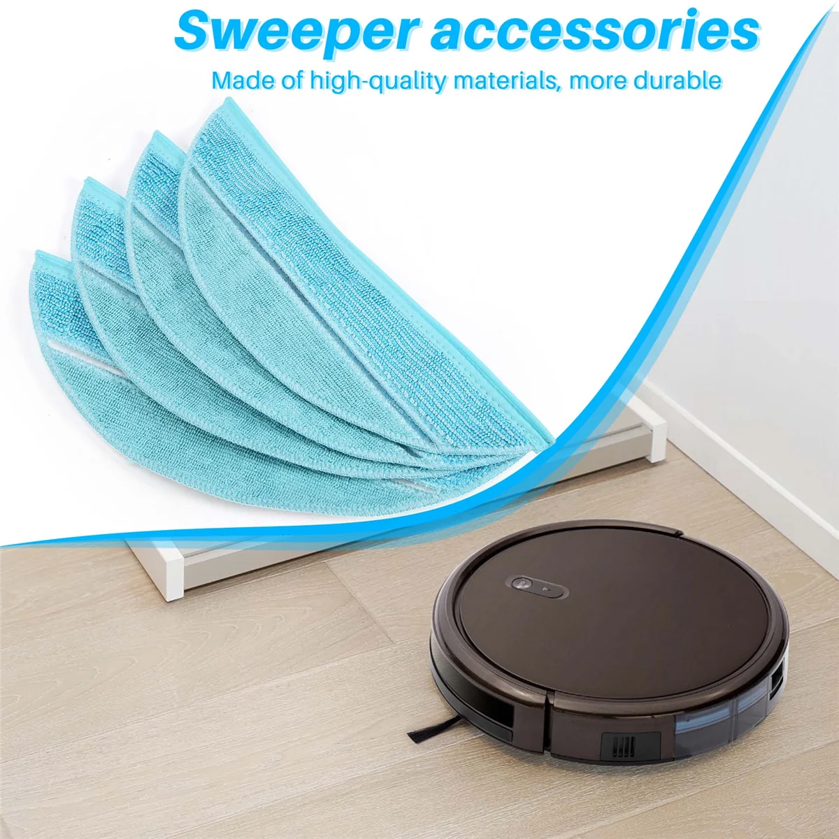 4 шт. тряпки для швабры аксессуары Cecotec Conga Ultra 2290 Запчасти роботизированного