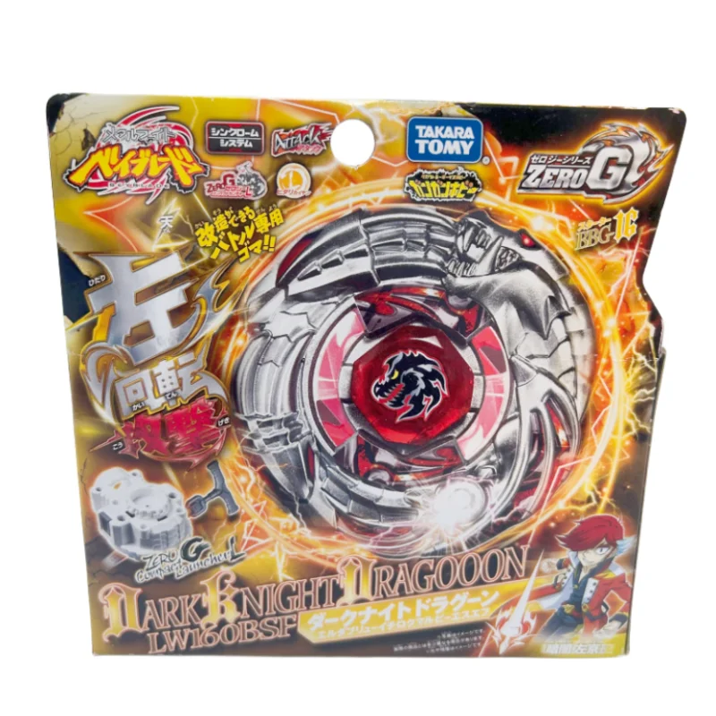 Takara Tomy Beyblade Metal Battle Fusion Top BBG16 ZERO G DARK BNIGHT DRAGOOON LW160BSF с пусковым устройством