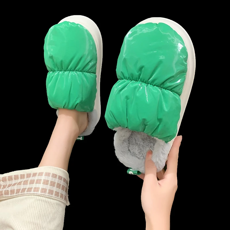 

2022 Super Soft Toast Winter Women's Slipper Bread Shoes Outdoor Indoor Home Shoes Warm Plush EVA Thick Bottom Non-slip