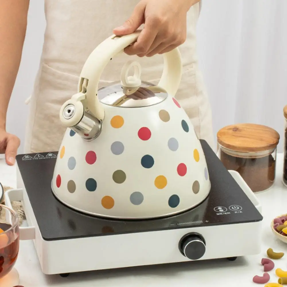 

Whistle Kettle Food-grade Large Heating Area Anti-skid Heat Water pot for Water