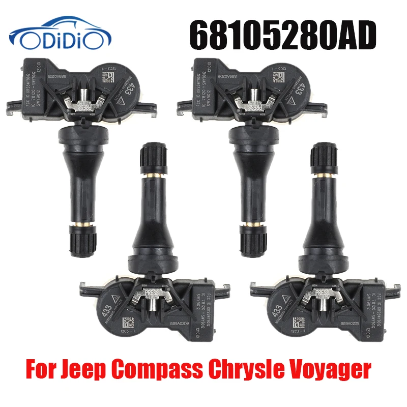 Датчик давления в шинах 68105280AD 68193586AA TPMS для Chrysler Dodge Дротика Jeep