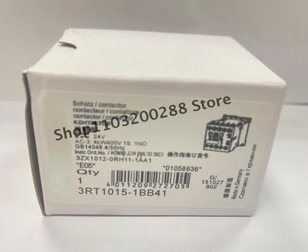 

1 шт. в коробке 3RT1015-1BB41 ПЛК-модуль 3RT1015 1BB41 3RT10151BB4 1 Совершенно новый