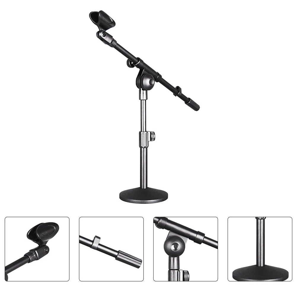 

Universal Desk Microphone Stand Lifting Adjustable Mic Holder for Performance