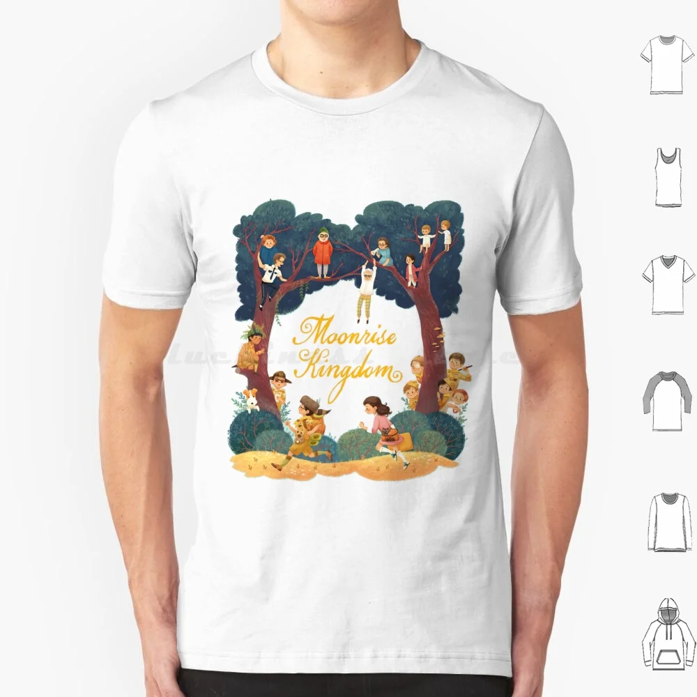 Футболка Moonrise Kingdom Fan Art для мужчин женщин детей 6xl Wes Anderson крутая потрясающая