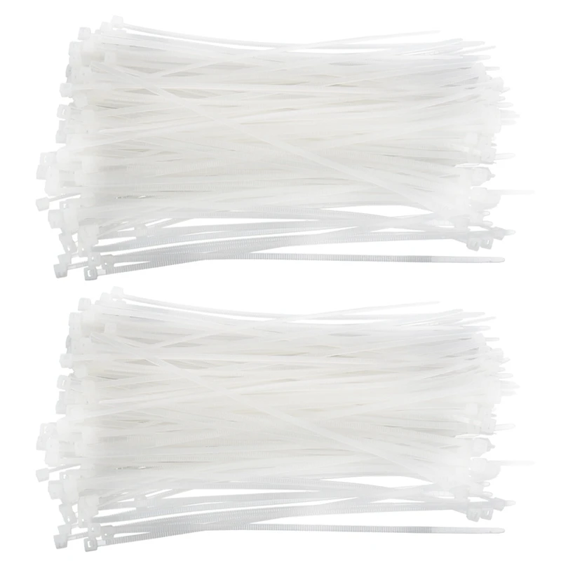 

Cable Ties Wraps / Zip Ties, White 400Pcs 150Mmx3mm