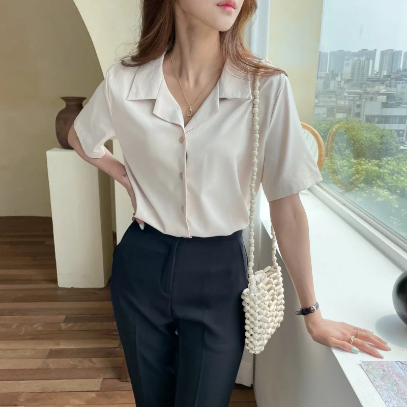 

Женская рубашка с открытыми рукавами [Over Nines]