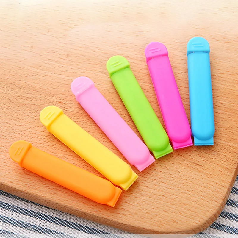 

10Pcs Seal Clip PP Portable Multipurpose Snacks Sealing Clamp Nice Gift For Household Pure Color Kitchen Supplies