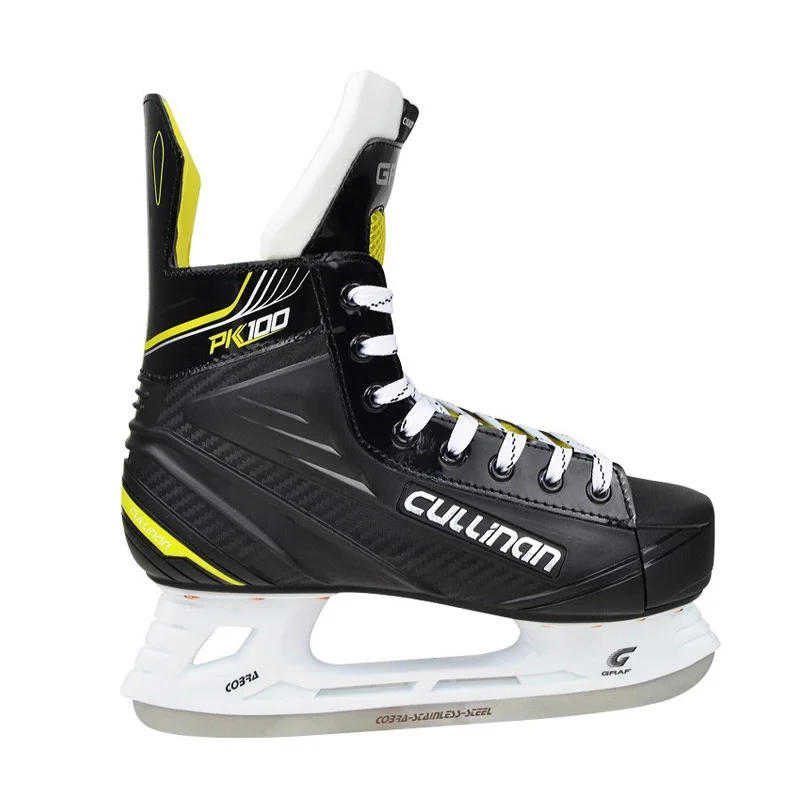 Graf 1Pair Ice Hockey Shoes Ball Knife Ice Hockey Knife Shoes Adults Children Real Skates Speed Skating Skates Winter Ice Sports