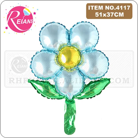 Фольгированный воздушный шар цветок