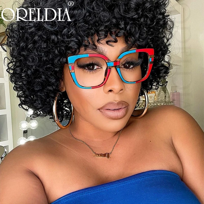 

New Cat Eye Optical Computer Eyeglasses Women Men Blue Light Blocking Optical Glasses Frames Retro Anti Blue Ray Fashion Eyewear