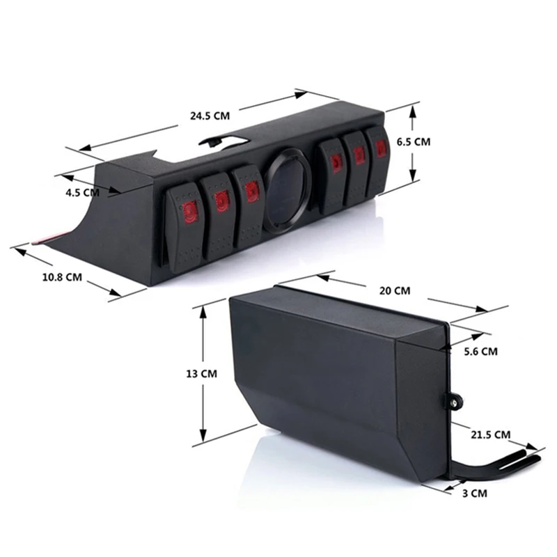 Панель переключателя 6 переключателей двойная подсветка фотопанель для Jeep Wrangler JK