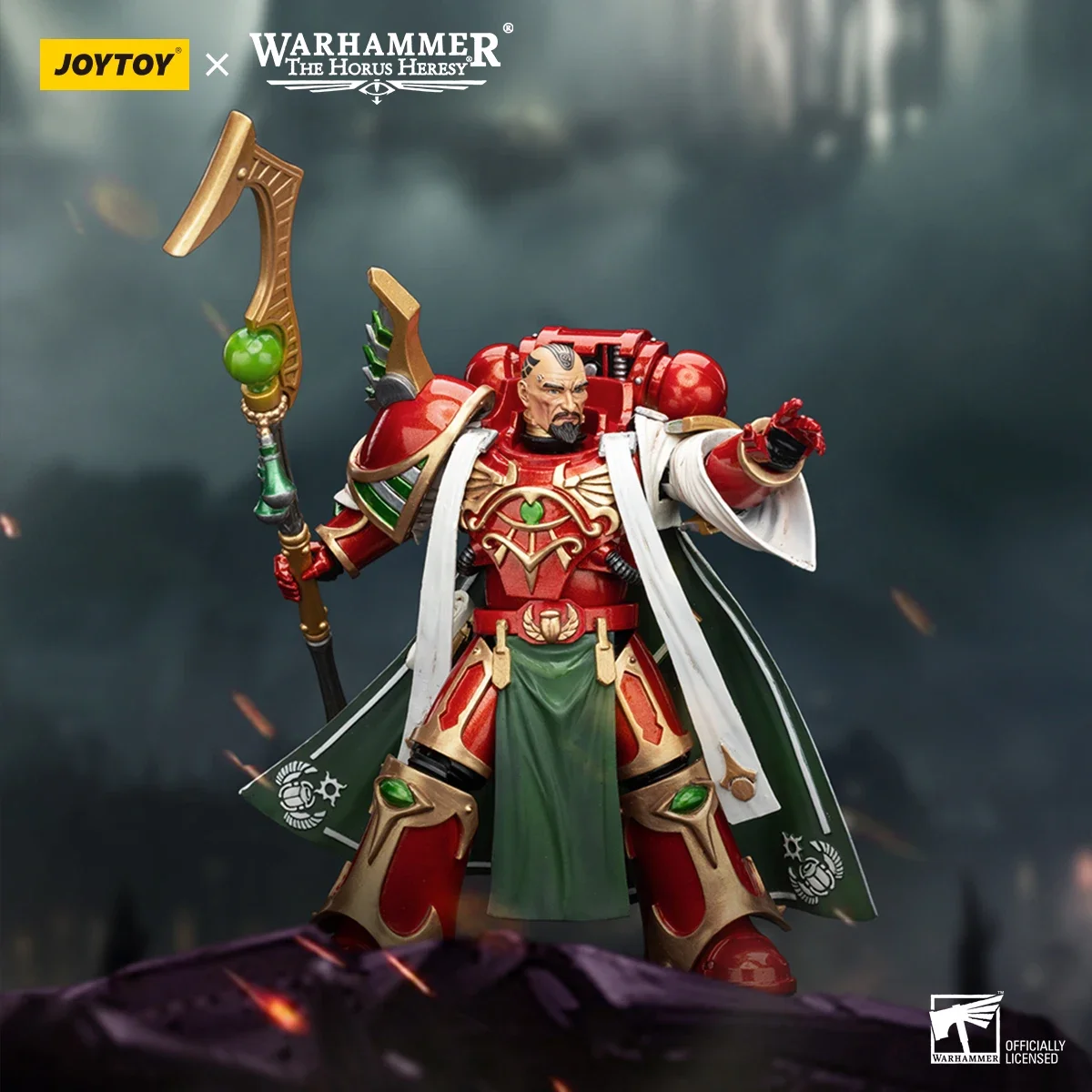 Фото 【В наличии】JOYTOY Warhammer 40K Thousand Sons Magistus Amon Аниме Модель Игрушки Подарок 1/18 Фигурка №2