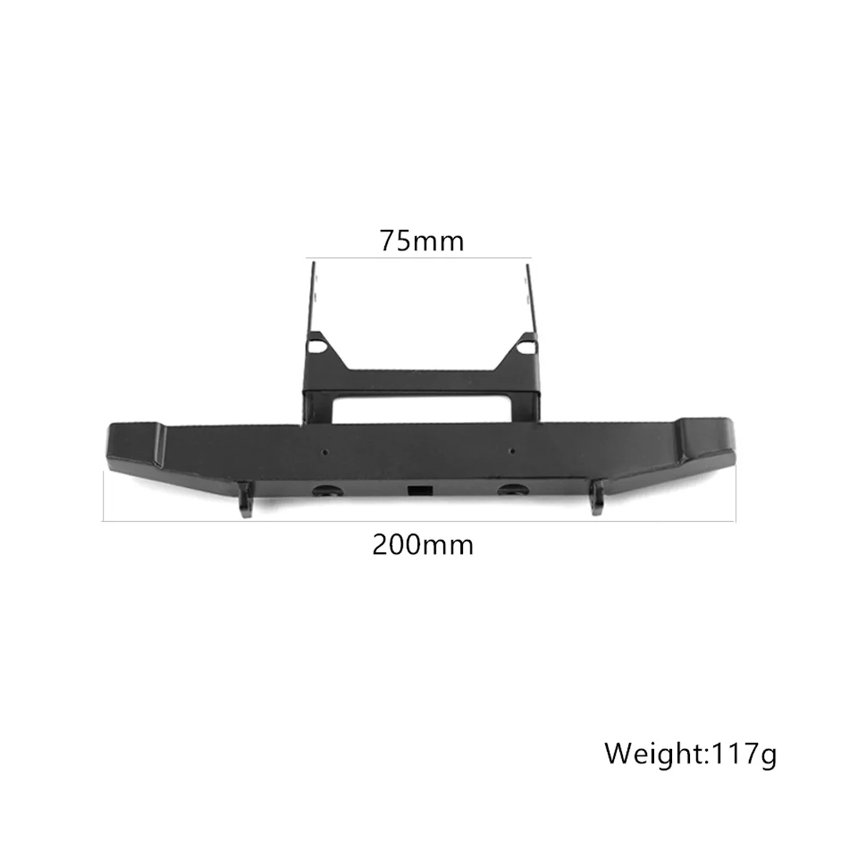 

Metal Rear Bumper for Traxxas TRX4 Axial SCX10 LCG Chassis 1/10 RC Crawler Car Upgrade Parts Accessories