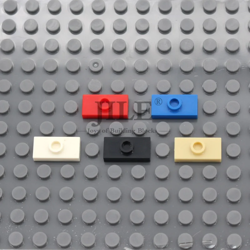 Jile Brand MOC 1x2 Пластиковые строительные блоки модифицированные для творческих